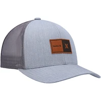 Men's Hurley Gray Fairway Trucker Snapback Hat