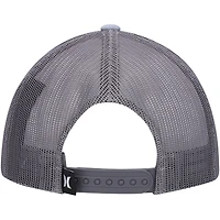 Men's Hurley Gray Fairway Trucker Snapback Hat