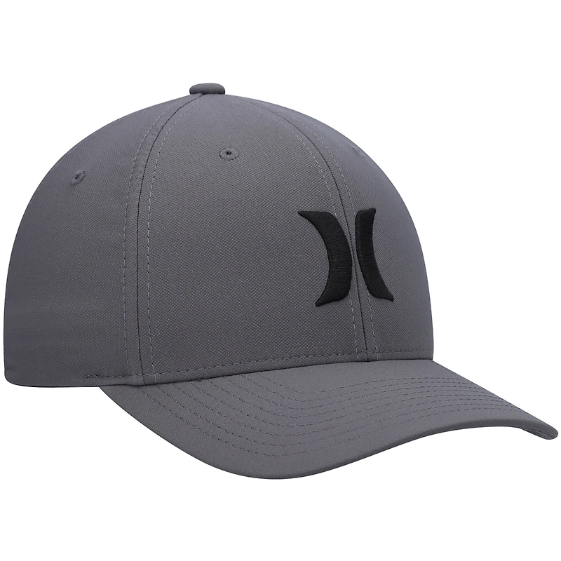 Men's Hurley Gray H2O-Dri One & Only - Flex Hat