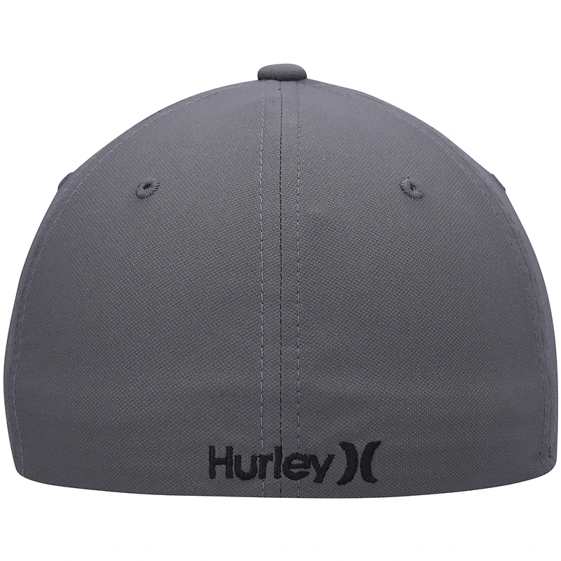 Men's Hurley Gray H2O-Dri One & Only - Flex Hat