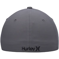 Men's Hurley Gray H2O-Dri One & Only - Flex Hat