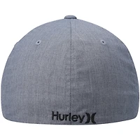 Men's Hurley Gray Icon Weld Flex Hat