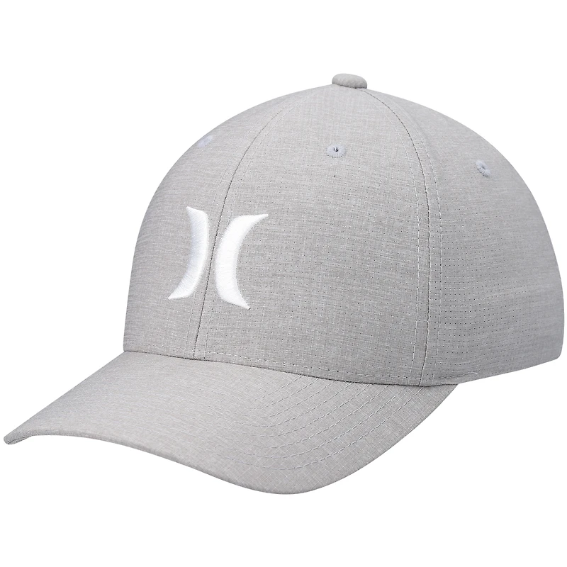 Hurley Phantom Resist H2O-Dri gris pour hommes - Casquette flexible
