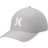 Hurley Phantom Resist H2O-Dri gris pour hommes - Casquette flexible