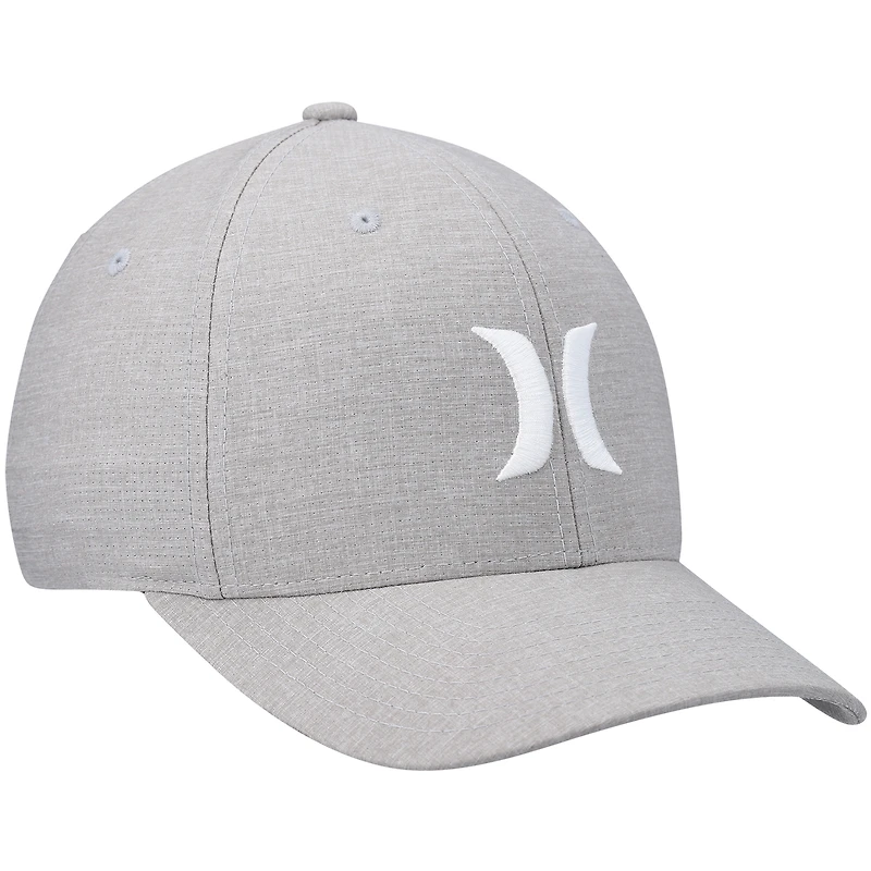 Hurley Phantom Resist H2O-Dri gris pour hommes - Casquette flexible