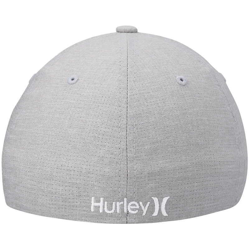 Hurley Phantom Resist H2O-Dri gris pour hommes - Casquette flexible