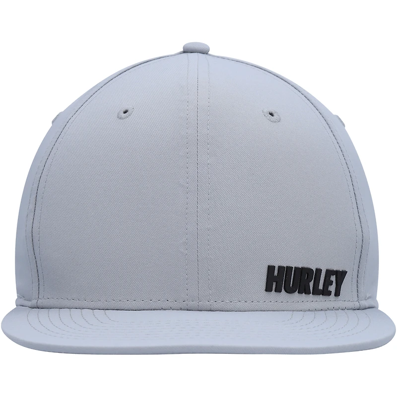 Men's Hurley Gray Phantom Ridge Zipperback Adjustable Hat