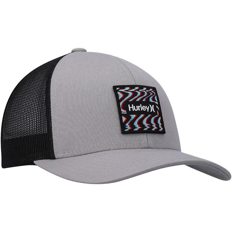 Men's Hurley Gray Seacliff Trucker Snapback Hat