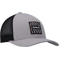 Men's Hurley Gray Seacliff Trucker Snapback Hat