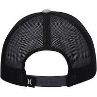 Casquette Hurley grise Seacliff Trucker Snapback pour homme