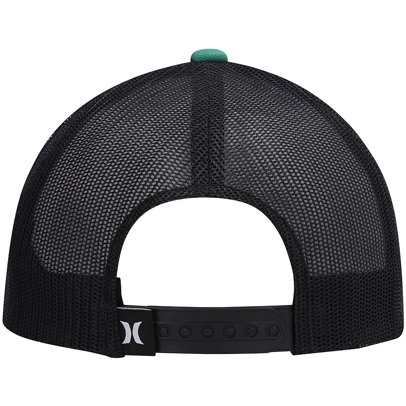 Casquette Hurley Green/Black Fairway Trucker Snapback pour homme - Casquette