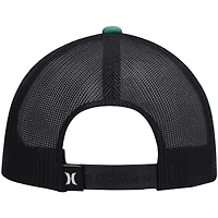 Casquette Hurley Green/Black Fairway Trucker Snapback pour homme - Casquette