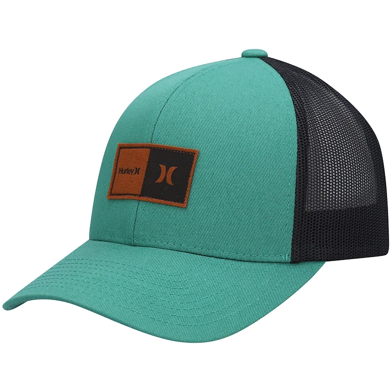 Casquette Hurley Green Fairway Trucker Snapback pour homme