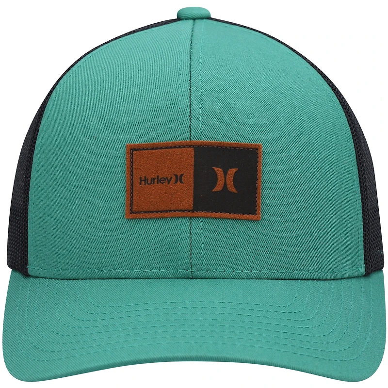 Casquette Hurley Green Fairway Trucker Snapback pour homme