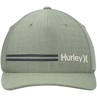 Casquette Hurley Green H20-Dri Line Up Flex pour homme