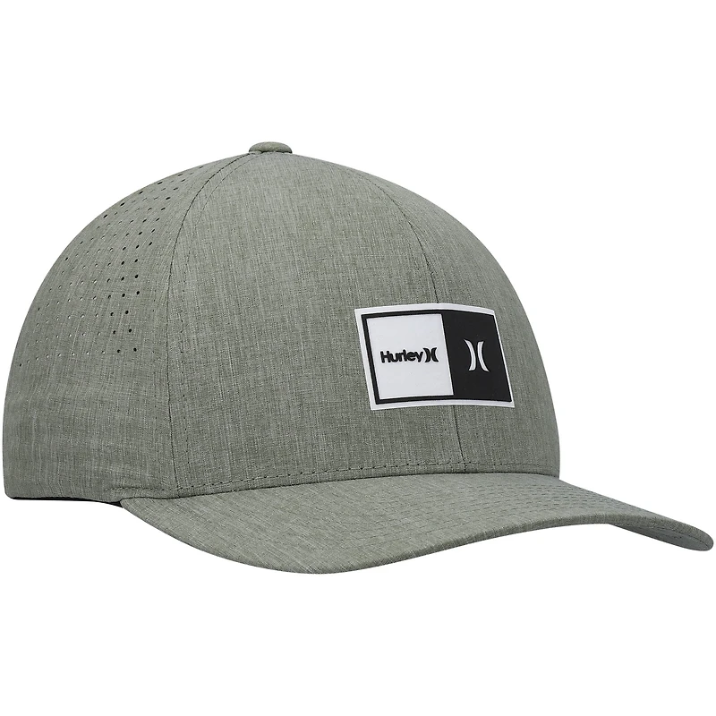 Men's Hurley Green Logo Phantom Flex Hat