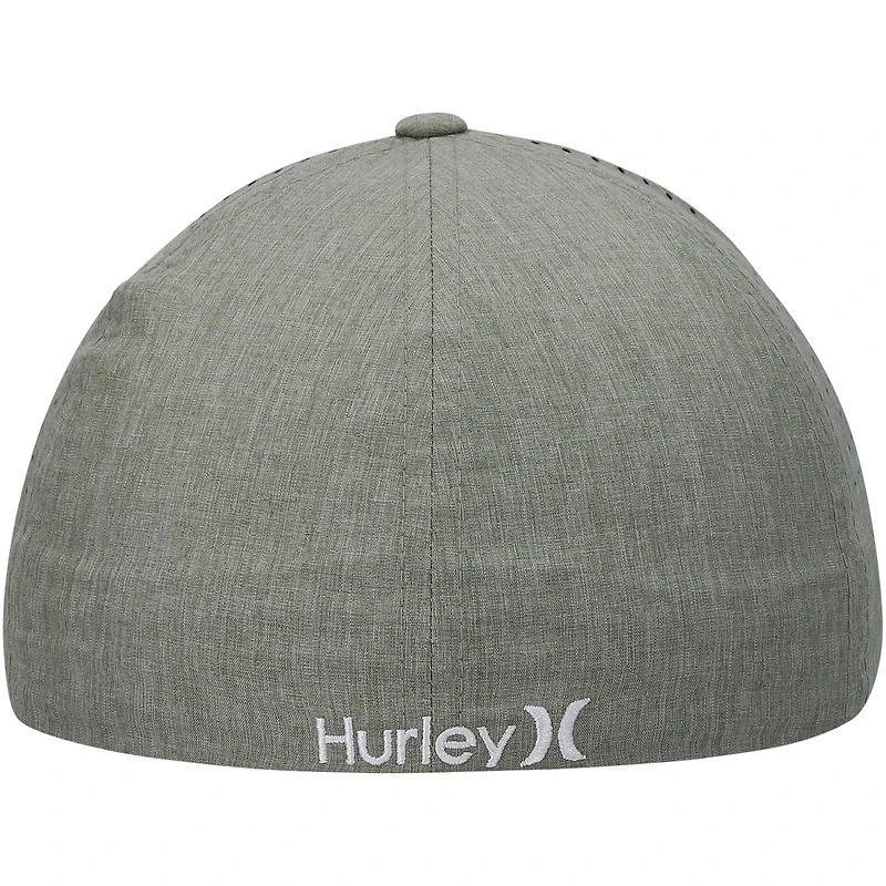 Men's Hurley Green Logo Phantom Flex Hat