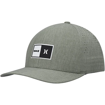 Casquette Hurley Green Logo Phantom Flex pour homme