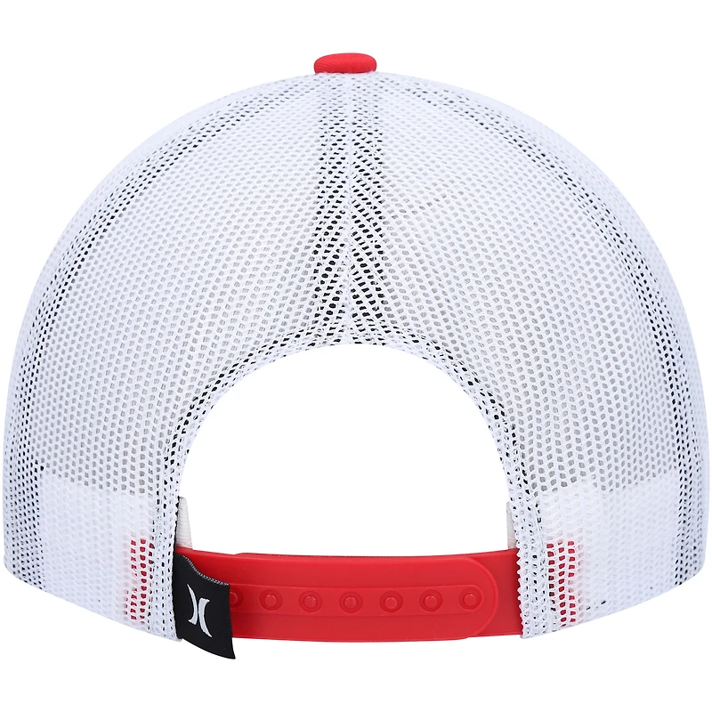 Men's Hurley Navy/Red Wild Things Trucker Snapback Hat
