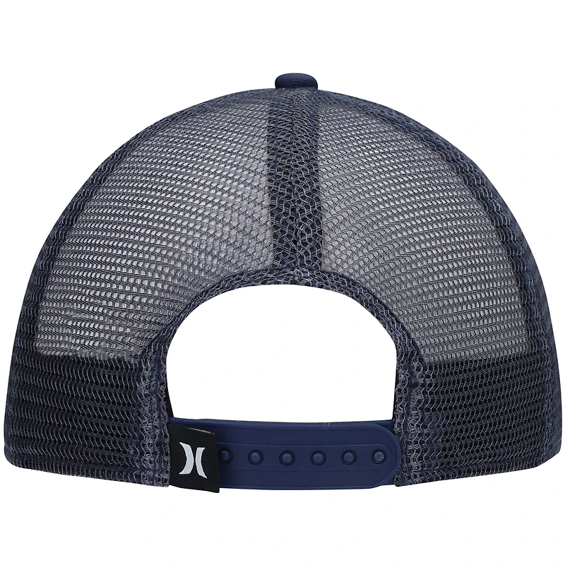 Men's Hurley Navy Balboa Trucker Snapback Hat