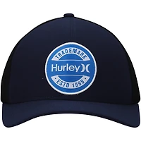 Men's Hurley Navy Charter Trucker Snapback Hat