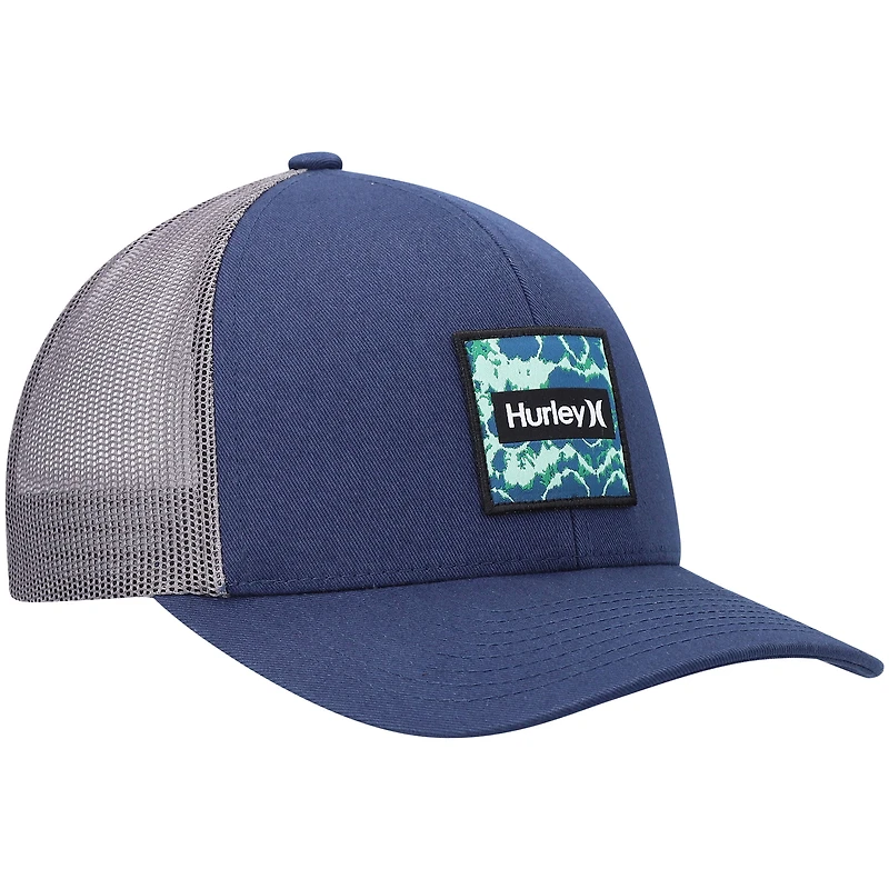 Casquette Hurley Seacliff Trucker Snapback Homme Bleu Marine