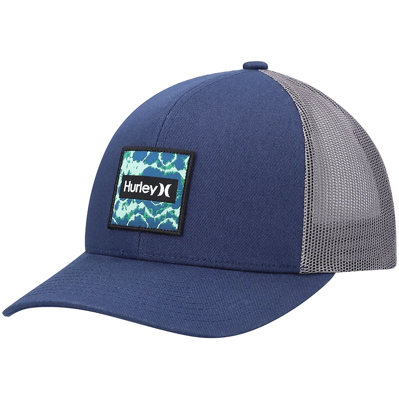 Casquette Hurley Seacliff Trucker Snapback Homme Bleu Marine