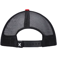 Men's Hurley Red Circle Trucker Snapback Hat