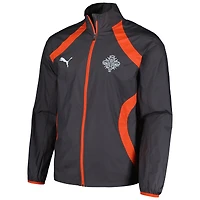 Veste à capuche entièrement zippée d'avant-match Puma Charcoal d'Islande pour hommes 2024