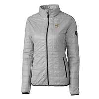 Doudoune isolante entièrement zippée Rainier Eco pour femme, grise, Idaho Vandals, Cutter & Buck