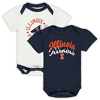 Body Tonya pour bébé fille, Illinois Fighting Illini, lot de 2
