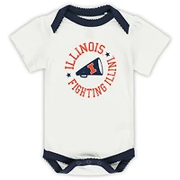 Body Tonya pour bébé fille, Illinois Fighting Illini, lot de 2