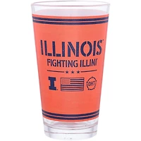 Illinois Fighting Illini 16oz. OHT Military Appreciation Pint Glass