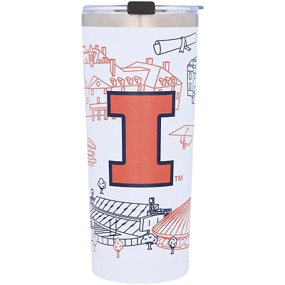 Illinois Fighting Illini 24oz. Campus Tumbler