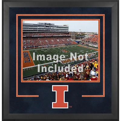 Cadre photo horizontal de luxe Illinois Illini 16'' x 20'' avec logo de l'équipe