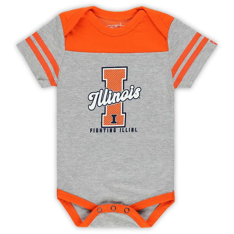 Infant Garb Orange Illinois Fighting Illini Thomas Bodysuit