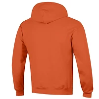 Men's Champion  Orange Illinois Fighting Illini Arched Logo Fleece Pullover Hoodie