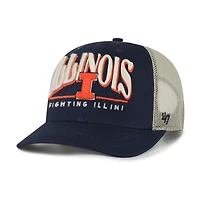 Casquette camionneur ajustable bleu marine 1947 des Illinois Fighting Illini Arid pour homme
