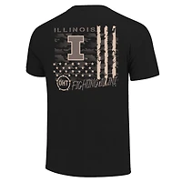 T-shirt camouflage noir pour homme Illinois Fighting Illini OHT