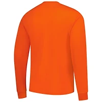 T-shirt à manches longues orange Illinois Fighting Illini Basic Arch pour homme