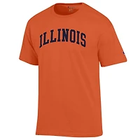 Men's Champion  Orange Illinois Fighting Illini Basic Arch T-Shirt