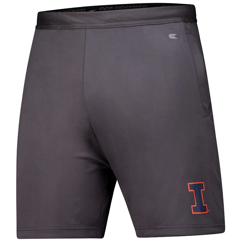 Short Forget Illinois Fighting Illini pour homme Colosseum Charcoal