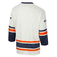 Maillot de hockey pour homme Colosseum Cream Illinois Fighting Illini Puck Proud Fashion