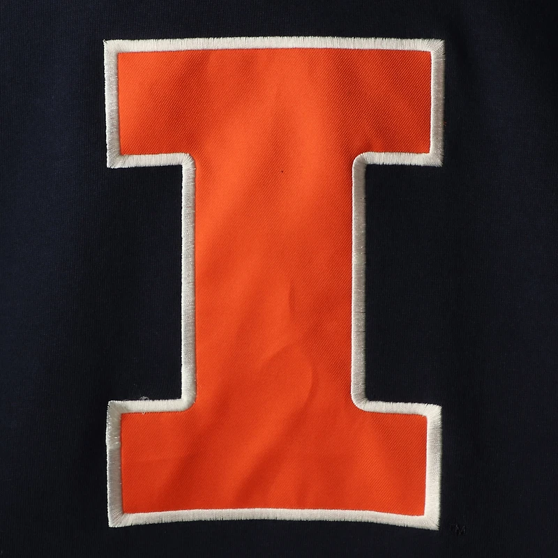Sweat à capuche lacets Colosseum Navy Illinois Fighting Illini 2.0 pour hommes