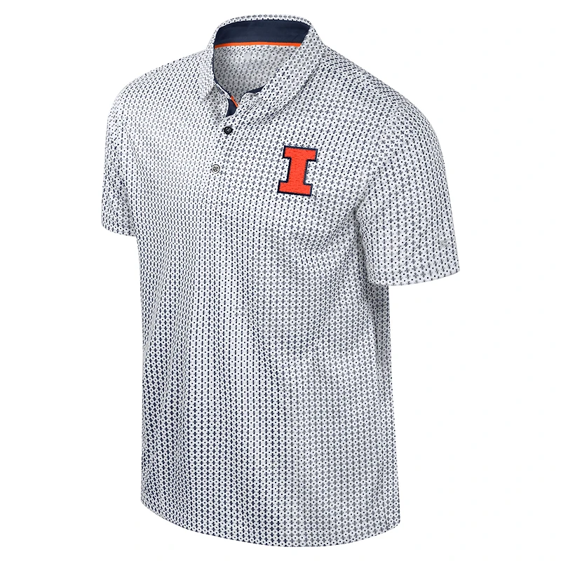 Polo Marty Rival bleu marine Colosseum pour homme des Illinois Fighting Illini de taille grande et