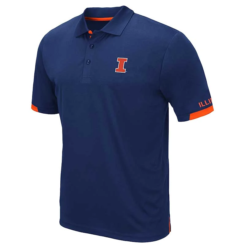 Polo Colosseum Navy Illinois Fighting Illini Big & Tall Santry pour hommes