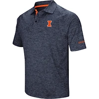 Polo Colosseum Navy Illinois Fighting Illini Down Swing pour homme