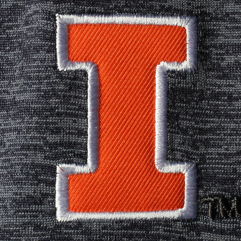 Polo Colosseum Navy Illinois Fighting Illini Down Swing pour homme