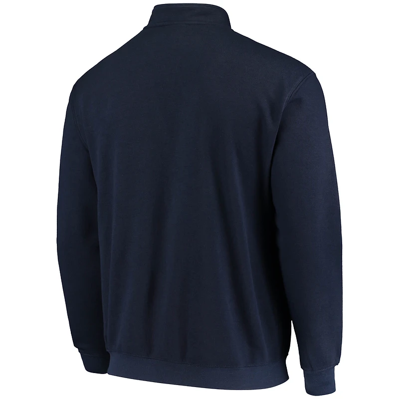 Veste à quart de zip avec logo Colosseum Navy Illinois Fighting Illini Tortugas pour hommes