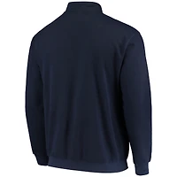 Veste à quart de zip avec logo Colosseum Navy Illinois Fighting Illini Tortugas pour hommes
